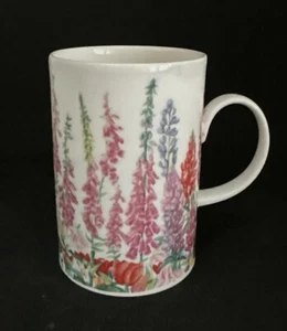 Glyndebourne by Helen Sandiford Dunoon Fine Bone China Mugs Spring Flowers-set 2 - Picture 1 of 16