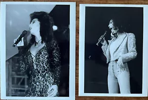 CHER - 2 ORIGINAL PHOTO PRINTS / 6"x8" & 6.5"x8.5" Gloss Photo Paper RARE - Picture 1 of 3
