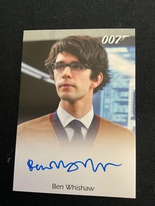 2016 JAMES BOND CLASSICS BEN WHISHAW AUTOGRAPH CARD - Picture 1 of 2