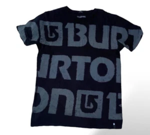 Burton Shirt Herren Large schwarz grau Snowboard Skater Skateboarding All Over Print - Bild 1 von 15