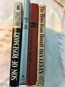 Ira Levin Hardcover Collection Book Club Editions Rosemary's Baby Sliver - Picture 1 of 9