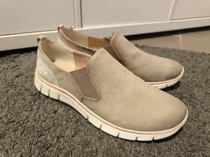 Tamaris 41 Leder Damen Slipper Sneaker beige NEU - Bild 1 von 10