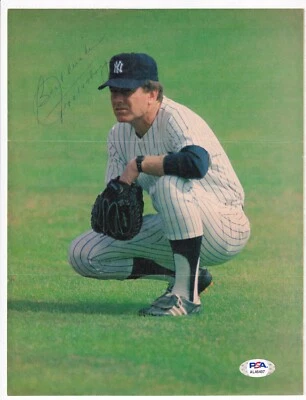 Jeff Torborg Autographed 8x10 Yankees Magazine Photo Page PSA/DNA Catcher - Image 1 of 3