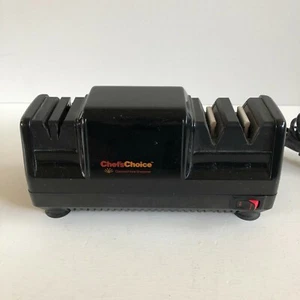 Chefs Choice Diamond Hone Electric Knife Sharpener Model 100 Black 3 Step - Picture 1 of 7