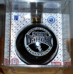 CHICAGO WHITE SOX 2005 AL CHAMPIONS champs Christmas ORNAMENT MIB - Picture 1 of 1