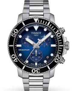 NEW TISSOT T-SPORT SEASTAR 1000 T120.417.11.041.01 MENS CHRONO WATCH 5YR WTY - Imagen 1 de 8