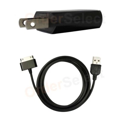 Home Wall Charger USB Cable For Samsung Galaxy Tab 2 7.0 7.7 8.9 10.1 Note Table - Image 1 of 4