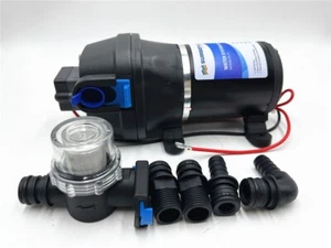 DC24V Self-priming Diaphragm Pump 17PSI Pressure Pump 2.8GPM RV/Caravan/Boat - Picture 1 of 8