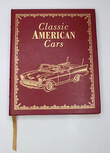 First Edition Classic America Cars Quentin Willson 1997 Red Leather Bound - Foto 1 di 12