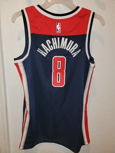 NIKE NBA SWINGMAN JERSEY WASHINGTON WIZARDS RUI HACHIMURA BLUE MEN'S S - Picture 1 of 4