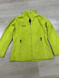 Jack Wolfskin Fleece Jacket Men L full Zip Outdoor Casual - Picture 1 of 7