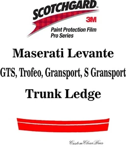 B 3M Scotchgard Paint Protection Pro Series 2019 2020 2021 Maserati Levante GTS - Picture 1 of 3