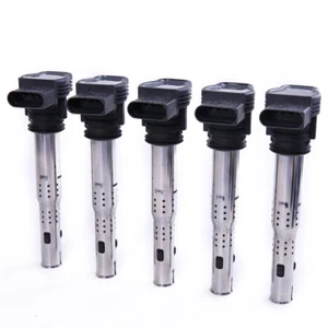 5PCS Ignition Coils Fit For VW Beetle GOLF JETTA #07K905715D/F/C/B/A# - Picture 1 of 10