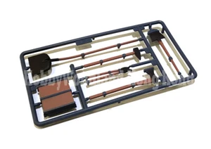 Heng long 1/16 2.4GHz German Tiger I RC Battle Tank Axe Tool Set Accessory Part - Picture 1 of 3