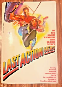 The Last Action Hero Robert Tine Paperback Book Movie Tie In 1993 Schwarzenegger - Picture 1 of 16