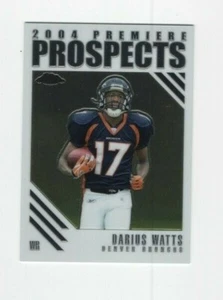 2004 Topps Chrome Football RC Premiere Prospects DARIUS WATTS DENVER BRONCOS - Picture 1 of 7