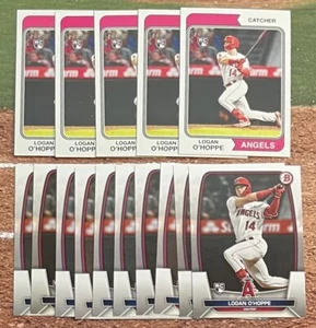 2023 Logan O’Hoppe Rookie Card RC Lot (15) Bowman #39 (x10), Heritage #318 (x5) - Picture 1 of 1