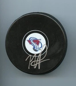 MIKE RICCI SIGNED COLORADO AVALANCHE HOCKEY PUCK w/ COA - Picture 1 of 1
