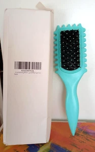 CURL DEFINING HAIR BRUSH SHAPING CURLS Nylon Bristles GREEN - Picture 1 of 2