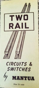 Vintage 1946 Mantua Two Rail Circuits & Switches Pamplet - Bild 1 von 3