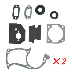 2Set Gasket Set For CHINESE 4500 5200 5800 45cc 52cc 58cc CHAINSAW TARUS Eckman - Picture 1 of 1