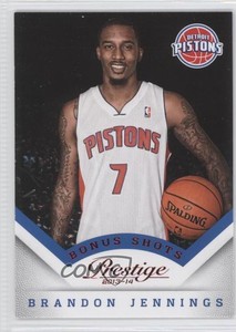 2013-14 Panini Prestige Red Bonus Shots Brandon Jennings #110