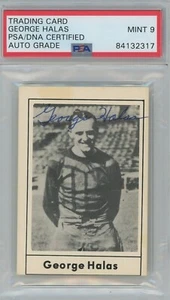 George Halas 1977 Touchdown Bears HOF PSA/DNA Signed Auto Autographed Graded 9 - Picture 1 of 1
