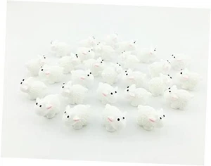 32 Pcs Mini Garden Miniature Sheeps Small Herd of Sheeps Fairy Garden Sheep - Picture 1 of 8