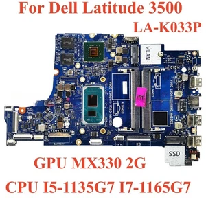 Für Dell Latitude 3500 Laptop Mainboard LA-K033P mit CPU I5 I7 GPU MX330 2G - Bild 1 von 3