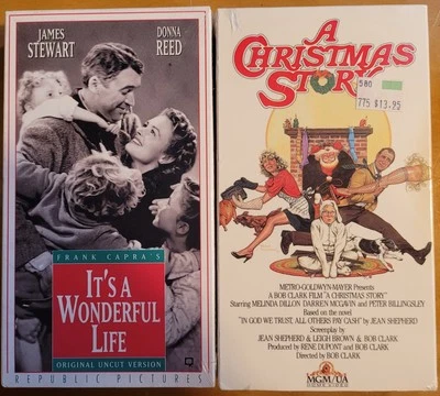 1988 MGM/UA VHS: 1984 A Christmas Story + 1993 It's a Wonderful Life - Image 1 of 4