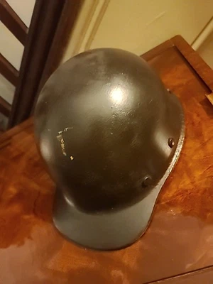 Винтажная стандартная коричневая каска 1959 MSA Skullgard из стекловолокна США хорошей формы - Изображение 1 из 4