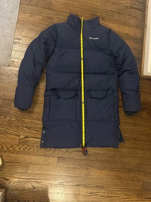 Boys coat XL Columbia long with detachable fur hood - Image 1 of 4