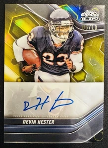2023 Topps cromo negro automático Devin Hester dorado/10 SSP HOF Chicago BEARS - Imagen 1 de 2