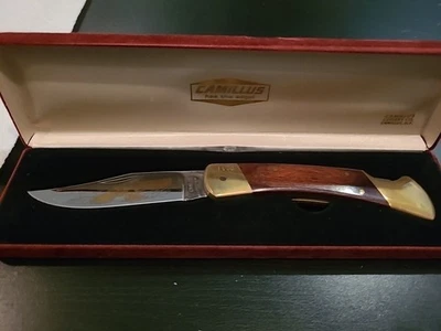 Camillus American Eagle Commemorative Limited Edition Knife w/case Vintage  - Image 1 of 4