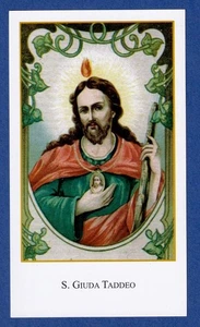 Santino Heilige Karte Bild Pieuse Heiligenbild S. Giuda Taddeo - Bild 1 von 1