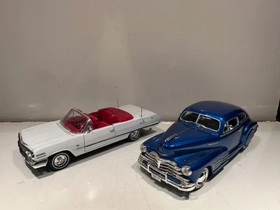 FLEETLINE WELLY 1/24 LOT VOITURES CHEVROLET AEROSEDAN IMPALA 1963 - Photo 1/2
