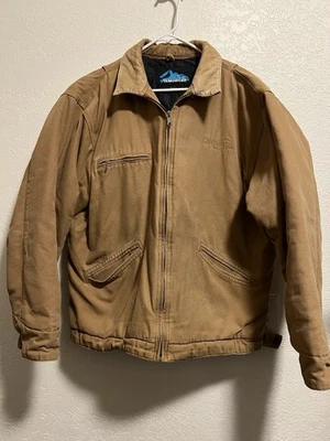 Tri Mountain Men's L Canvas Workwear Jacket Lined  Altered Logo Removed - Image 1 of 4
