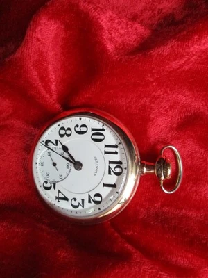 Illinois Bunn Special Pocket Watch 16s 21j Gold Filled Case, Working - Image 1 of 4