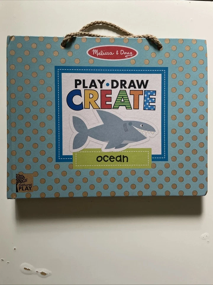 Melissa & Doug Play Draw Create Ocean Set Magnetic Stickers Board -NEW! - Image 1 of 1