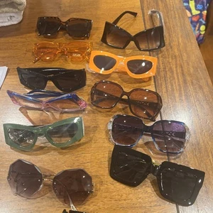 20 Pairs Wholesale Bulk Lots Sunglasses Women Mixed Fashion Festival - Picture 1 of 7