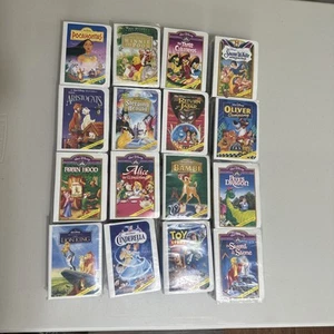 McDonalds 90s Walt Disney Masterpiece Collection Happy Meal VHS Toys Lot Of 16! - Picture 1 of 10