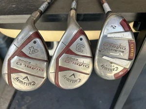 Callaway Diablo Hybrids 2,3,4 RH Reg Flex Graphite LOOK!!!!!!!! - Picture 1 of 7