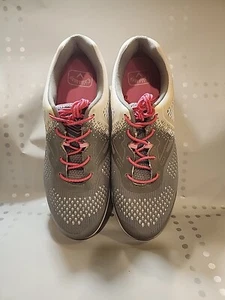 Callaway Womens 8.5 Grey/White Lace Up Golf Shoe - Picture 1 of 6