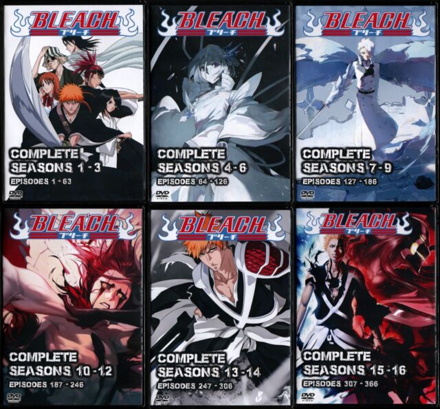 Shonen Jump Bleach Manga DVD Season 1-5 Ep 1-109 263-270 275-278 299-302