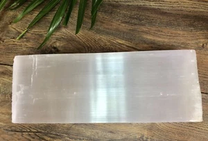 10"-11" Selenite Plate Crystal Tile Meditation Chakra Therapy Stone Charger. - Picture 1 of 7