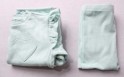 Children's Place Toddler Girl's Two Piece Heart Set EJ3 Chilled Mint Size 5T NWT - Image 1 of 4