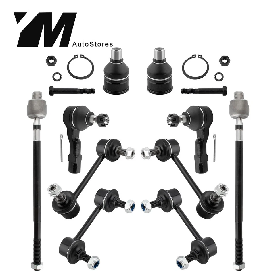 Set of 10 New Front and Rear Suspension Kit For Mazda 626 MX-6 Ford Probe - Image 1 of 4