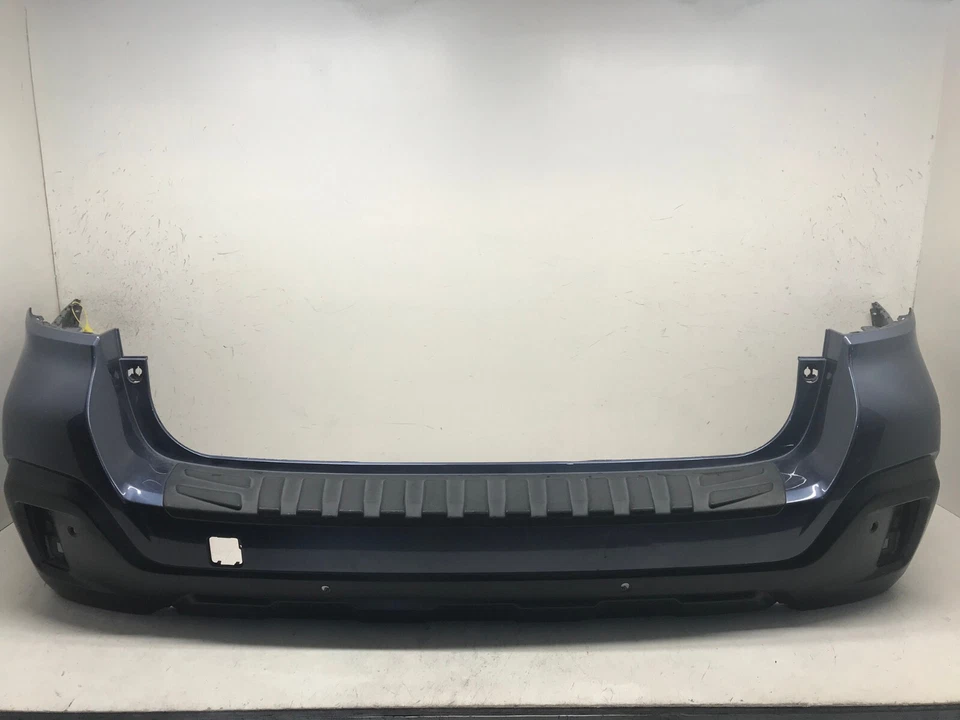 Rear Bumper Cover Blue Subaru Outback 2018 2019 w/Sensor Holes 57704AL18A OEM Foto 1 de 4