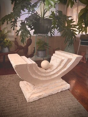 Truck Load! 14 NEW TABLES 1980’s PostModern Tessellated Mactan Stone Magnussen - Image 1 of 4