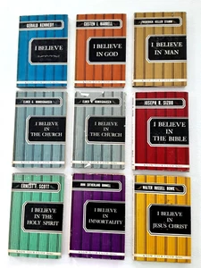 "I Believe" Know Your Faith Series Abingdon Press - Lot Of 9 Hardcover Books - Bild 1 von 8